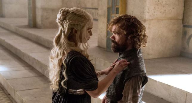 Daenerys Targaryen and Tyrion Labnister from Game of Thrones