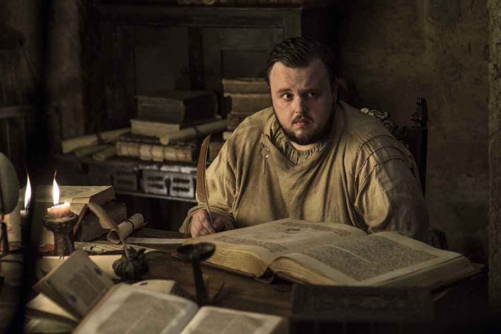 John Bradley as Samwell Tarly in Oldtown. Photo: HBO