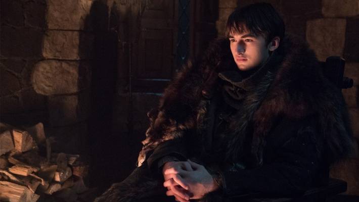 Isaac Hempstead Wright as Bran Stark in Game of Thrones.