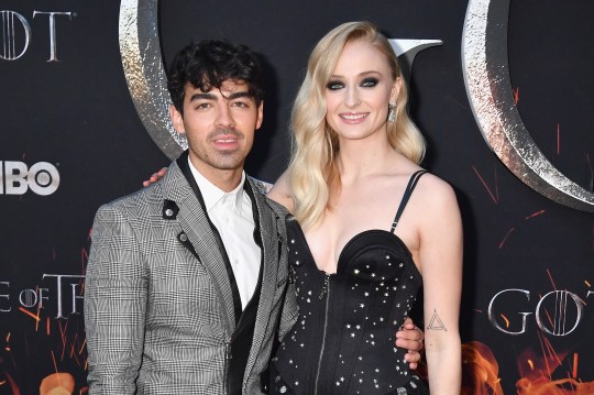Joe Jonas and Sophie Turner at the Game Of Thrones season 8 premiere