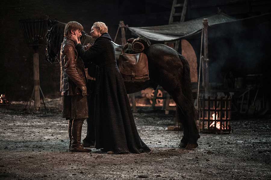 "I was so upset" says Gwendoline Christie on Jaime leaving Brienne to go south