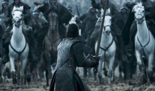 Kit Harrington as Jon Snow in The Battle of the Bastards in Game of Thrones season six