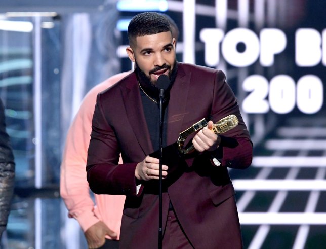 Drake accepts the Top Billboard 200 Album award for 'Scorpion' onstage during the 2019 Billboard Music Awards at MGM Grand Garden Arena