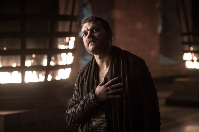 Editorial use only. No book cover usage. Mandatory Credit: Photo by HBO/BSkyB/Kobal/REX/Shutterstock (10222109bv) Pilou Asb?k as Euron Greyjoy 'Game of Thrones' TV Show Season 8 - 2019 Nine noble families fight for control over the mythical lands of Westeros, while an ancient enemy returns after being dormant for thousands of years.