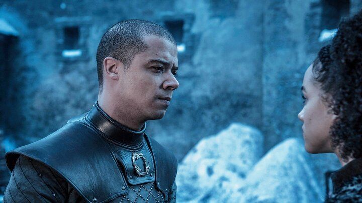 Grey Worm and Missandei plotting their Caribbean getaway.