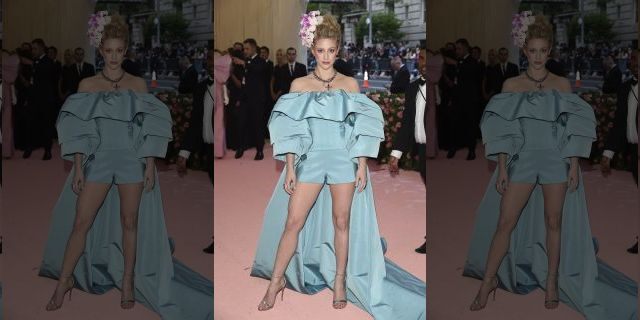 Lili Reinhart attends The Metropolitan Museum of Art's Costume Institute benefit gala celebrating the opening of the "Camp: Notes on Fashion" exhibition on Monday, May 6, 2019, in New York.