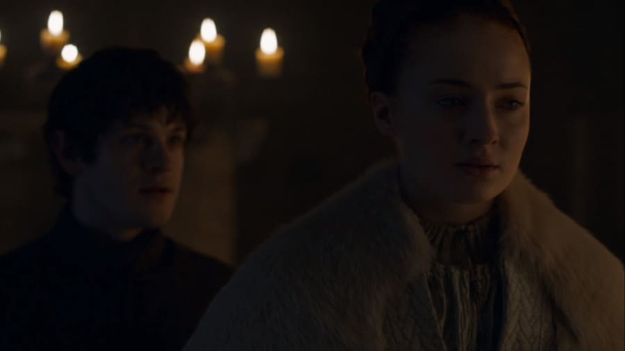Some fans are angry that Sansa's 'little bird' line in episode 4 glorifies her abusive past