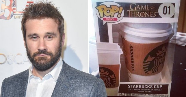 Clive Standen makes a joke about the Starbucks coffee cup blunder from Game Of Thrones 