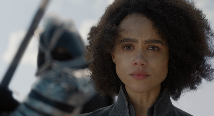 Game of Thrones s8ep4, Nathalie Emmanuel as Missandei (HBO)
