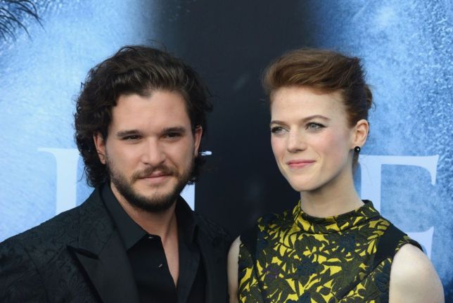 Game of Thrones actors Kit Harington and Rose Leslie