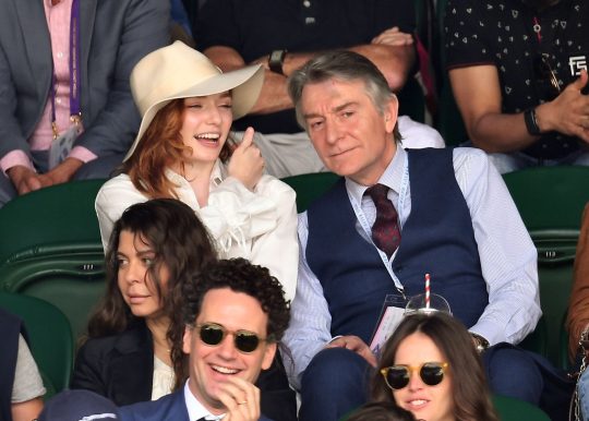 Eleanor Tomlinson at Wimbledon 