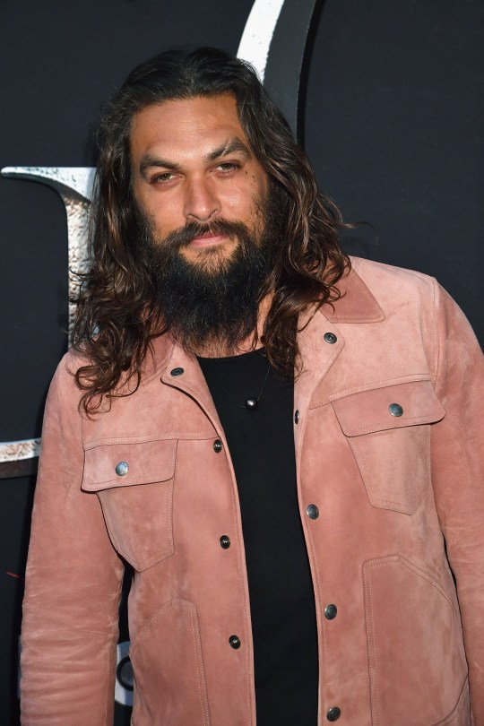 Jason Momoa on red carpet
