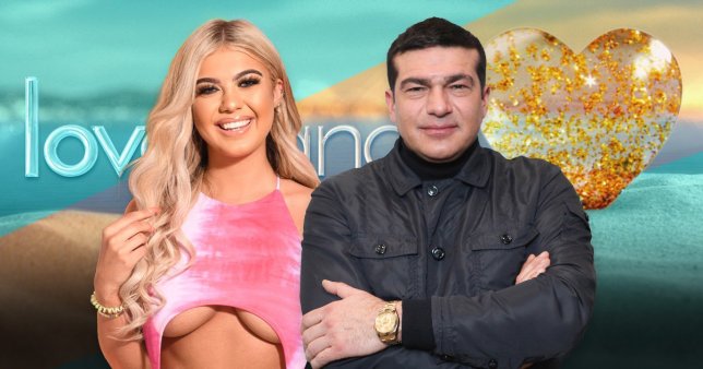 Comp of Love Island's Belle Hassan and her dad Tamer Hassan