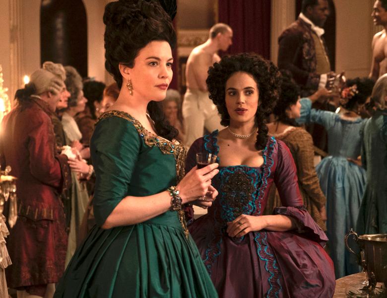 Liv Tyler and Jessica Brown-Findlay, "Harlots"