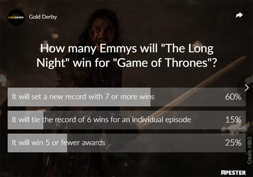 game of thrones poll results