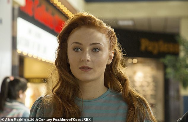 Laura said she was often mistaken for Sophie by members of the cast and crew of Game of Thrones - and had Joe Jonas confused as well (pictured, Sophie Turner in Dark Pheonix)