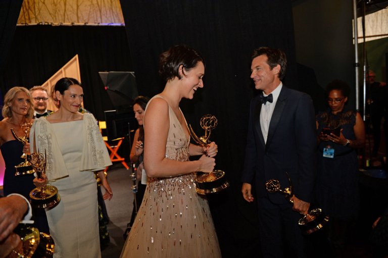  Phoebe Waller-Bridge and Jason Bateman 