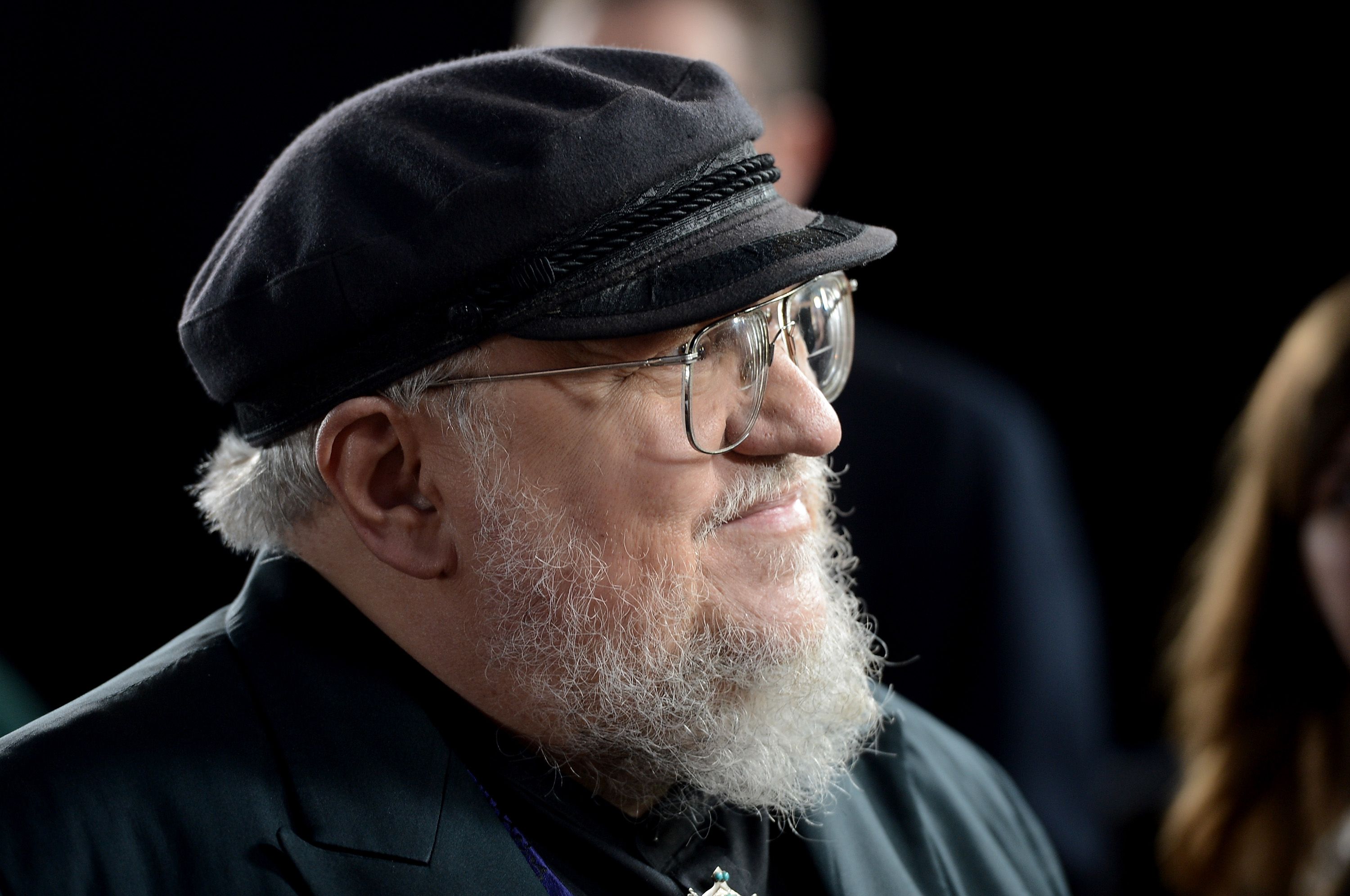 HOLLYWOOD, CA - MARCH 18: Co-Executive Producer George R.R. Martin arrives at the premiere of HBO's 