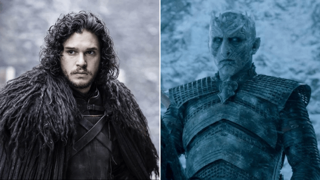 Jon Snow and Night King