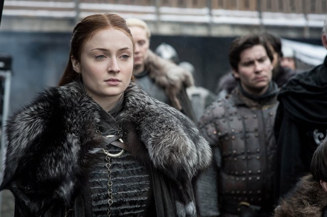 Sophie Turner as Sansa Stark in Game of Thrones