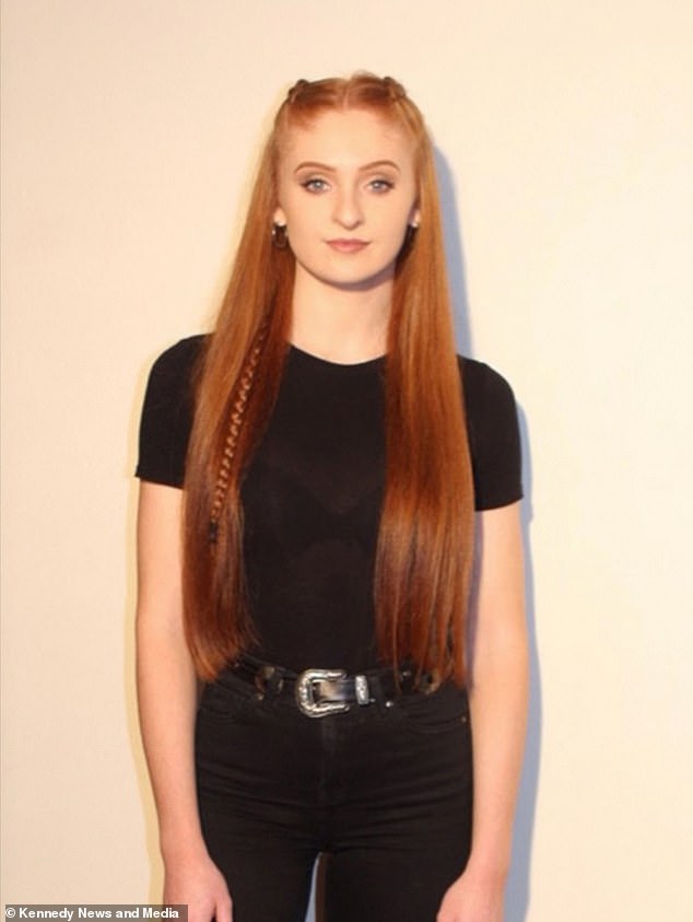 Laura Butler (pictured), 22, from Ireland, worked as Sophie Turner's stand-in on the set of acclaimed series Game of Thrones