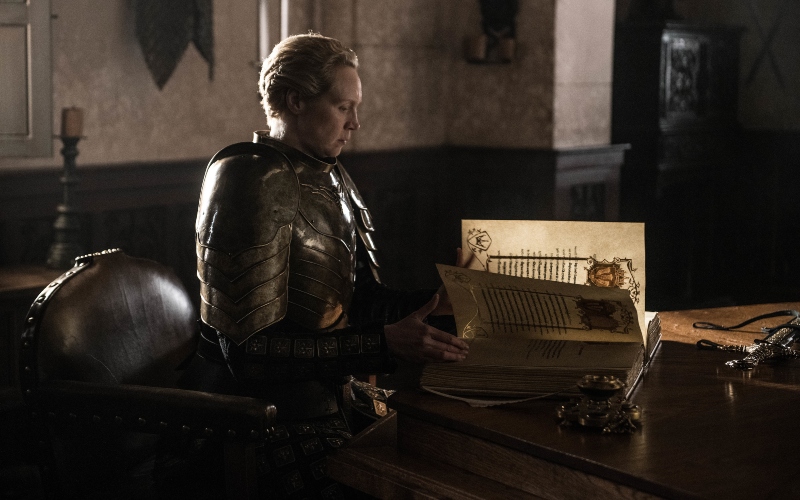 Gwendoline Christie as Brienne of Tarth on 'Game of Thrones'