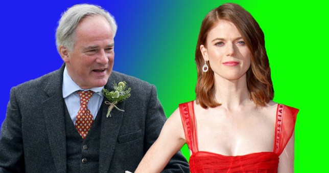 Rose Leslie and her father Sebastian Leslie