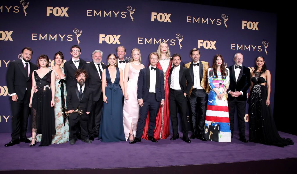Game of Thrones cast and crew at the Emmys
