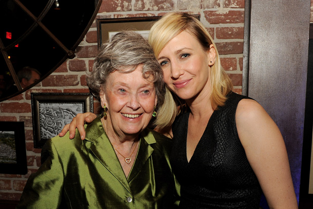Lorraine Warren and Vera Farmiga