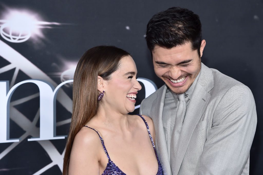 Emilia Clarke and Henry Golding