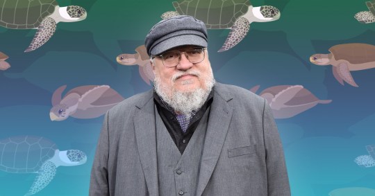 Caption: George RR Martin reveals Game of Thrones spawned from his misfortune of killing baby turtles (Picture: Getty)