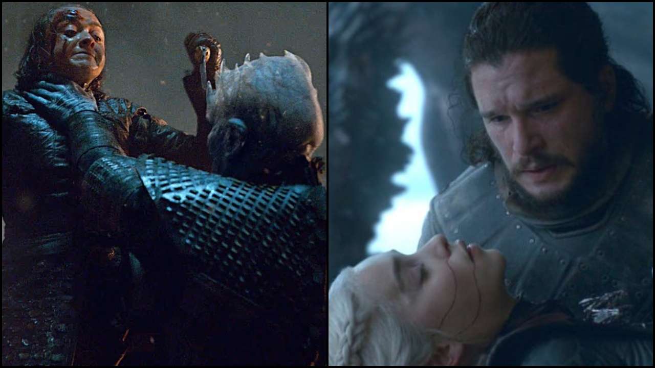 Arya Stark kills the Night King and Jon Snow kills Daenerys - 