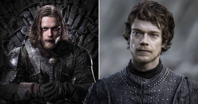 Alfie Allen and his stunt double