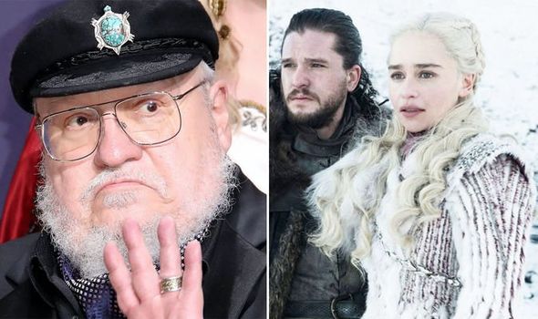 george rr martin, jon snow and dany