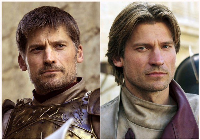 This combination photo of images released by HBO shows Nikolaj Coster-Waldau portraying Jaime Lannister in "Game of Thrones." The final episode of the popular series airs on Sunday. (HBO via AP)