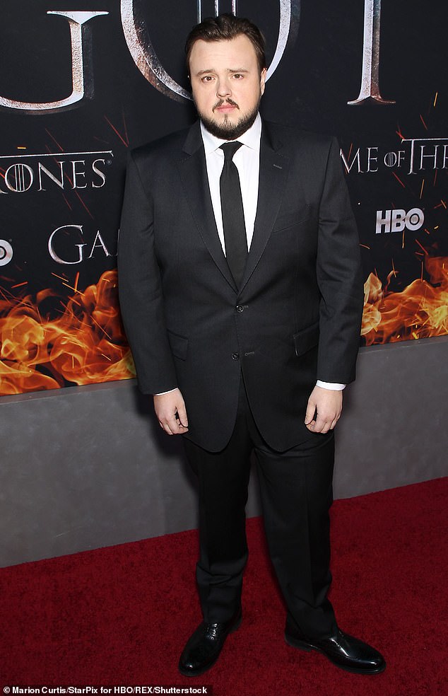 Unfortunate: Game Of Thrones star John Bradley admits his portrayal of the bumbling, socially awkward Samwell Tarly left him with a stutter and crippling performance anxiety