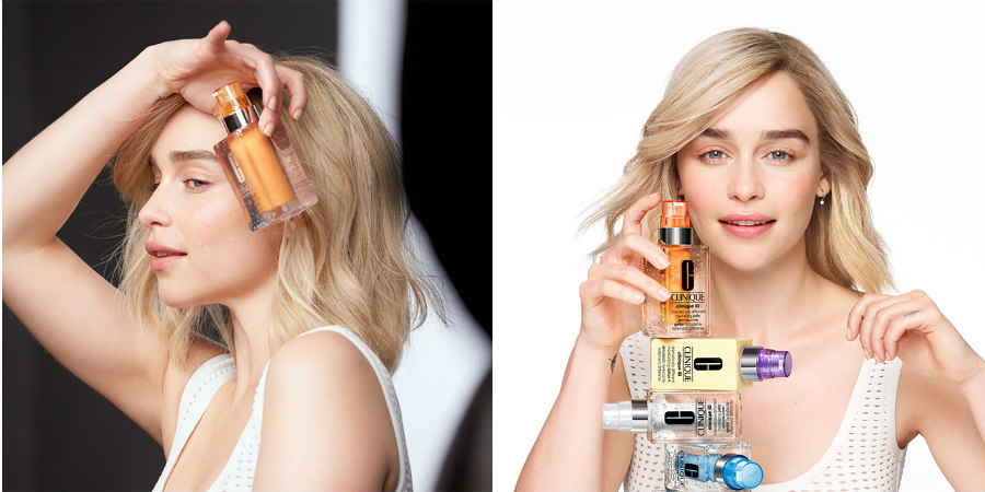 Emilia Clarke becomes the first ever Global Brand Ambassador for the cosmetics brand Clinique