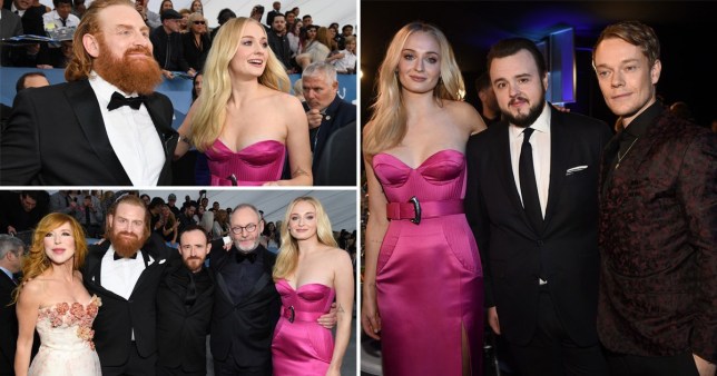 Sophie Turner leads Game of Thrones reunion at the SAG Awards