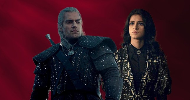 The Witcher's Henry Cavill and Anya Chalotra 