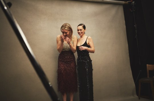 Emilia Clarke and Vanessa Kirby