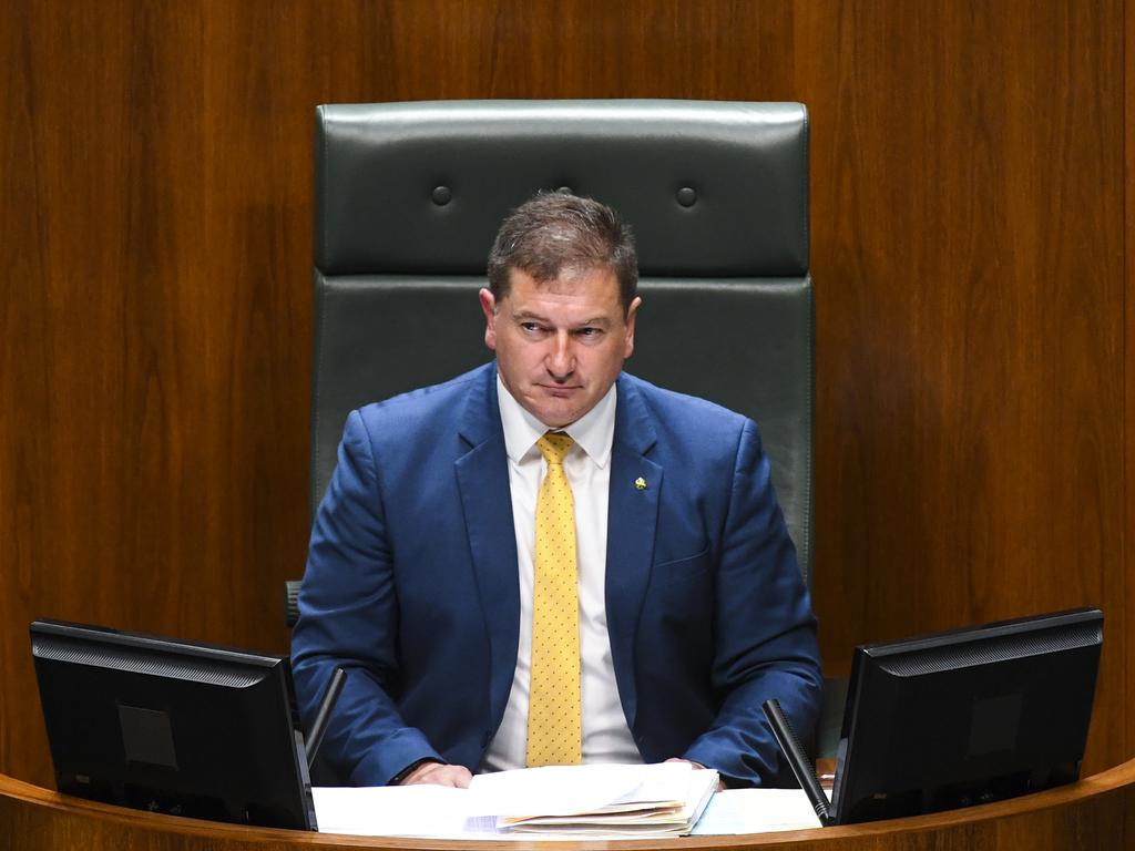 Deputy Speaker Llew O’Brien was elected Speaker on Monday. Picture: AAP