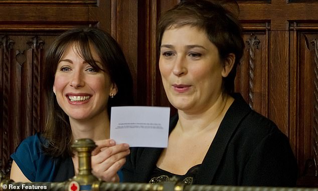 Samantha Cameron and Sarah Vine are pictured together above. Sarah Vine is a clever, funny, powerful and forceful woman who is used to proactively managing her brilliant, but not very down-to-earth, husband. Michael is in touch with George; Sarah with me