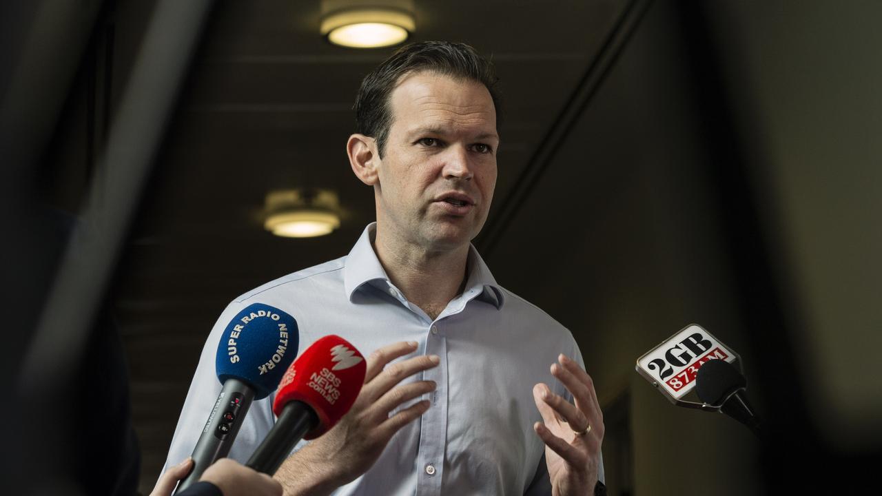 Senator Matt Canavan condemned moderate city Liberals, accusing them of going against federal government policy on coal. Picture: Gary Ramage