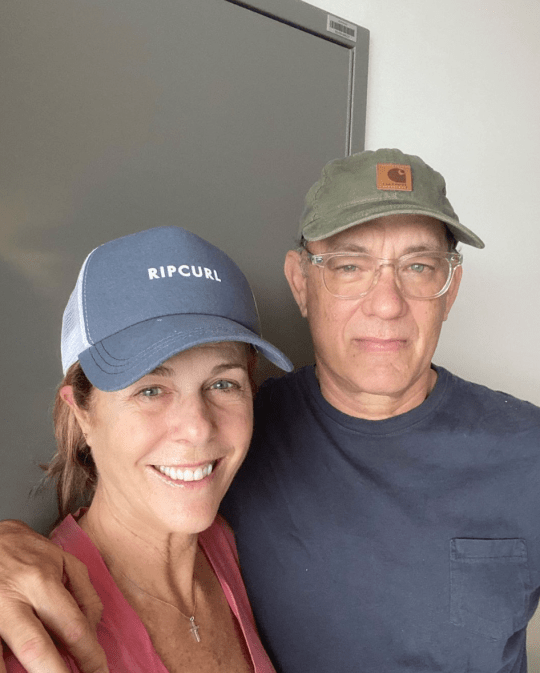 Tom Hanks and Rita Wilson coronavirus