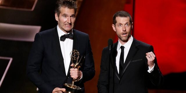 'Game of Thrones' creators David Benioff and D.B. Weiss at the 67th Primetime Emmy Awards