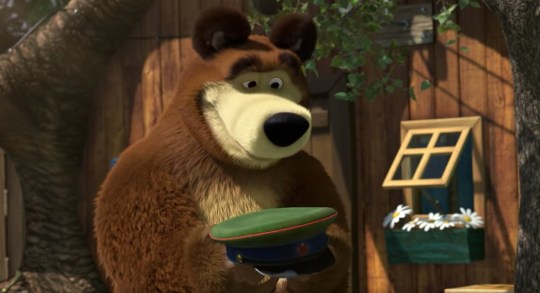 Masha and the Bear soviet cap grabs