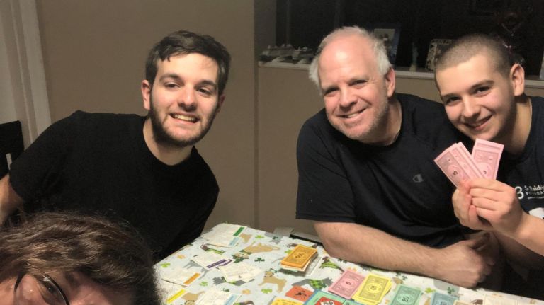 The Spiegel family from St. James, Debbi, Adam,