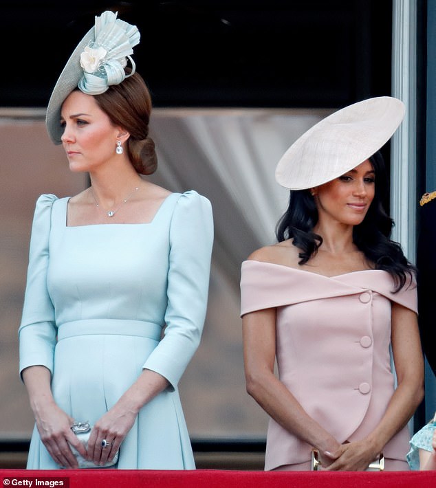 The rift between Meghan and Kate before Meghan and Harry's wedding is believed to be caused by a row over whether or not the bridesmaids should wear tights as per protocol