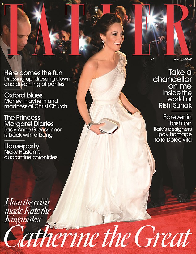 Tatler's 'Catherine the Great' feature is on the front page of the July/August issue