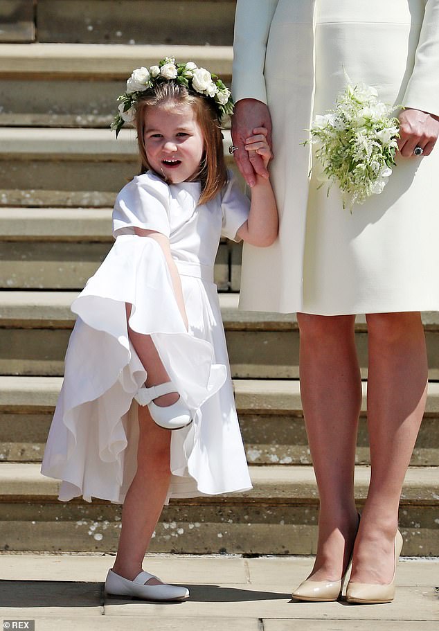 A friend told Jan: 'Bare legs are fine on flower girls wearing canvas or satin ballet shoes ¿ but even then possibly not at a royal wedding, where a higher degree of formality is expected.'